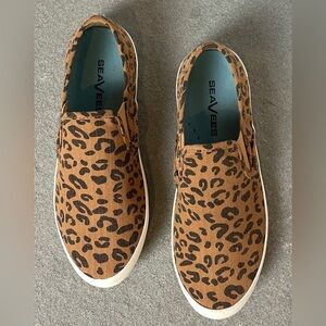 SeaVees Leopard Print Slip-On Shoes Brand New never worn